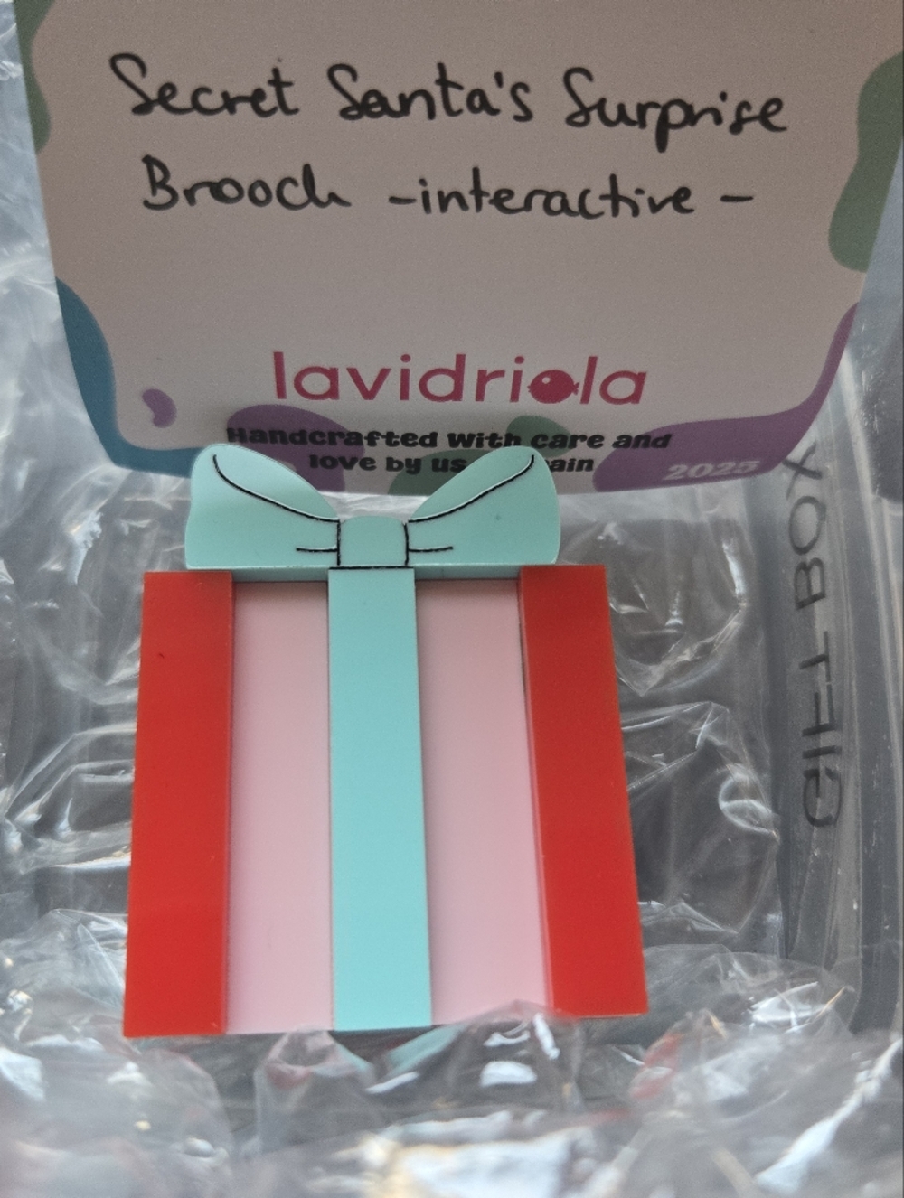 Lavidriola Secret Santa's Surprise - Interactive Brooch